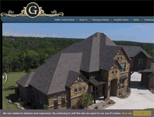 Tablet Screenshot of gentrycustomhomes.com